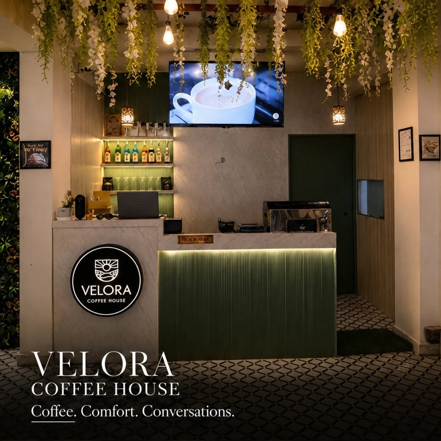 Velora café bar and patrons
