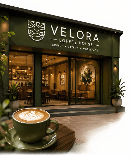 Velora Coffee House - A Sip of Origin. A Moment of Joy.